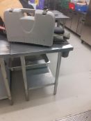 Stainless Steel Topped Food Preparation Table, 1800mm