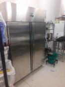 Cater Cool CK1200RSS Stainless Steel Double Door Full Height Refrigerator N.B. (lot sold subject