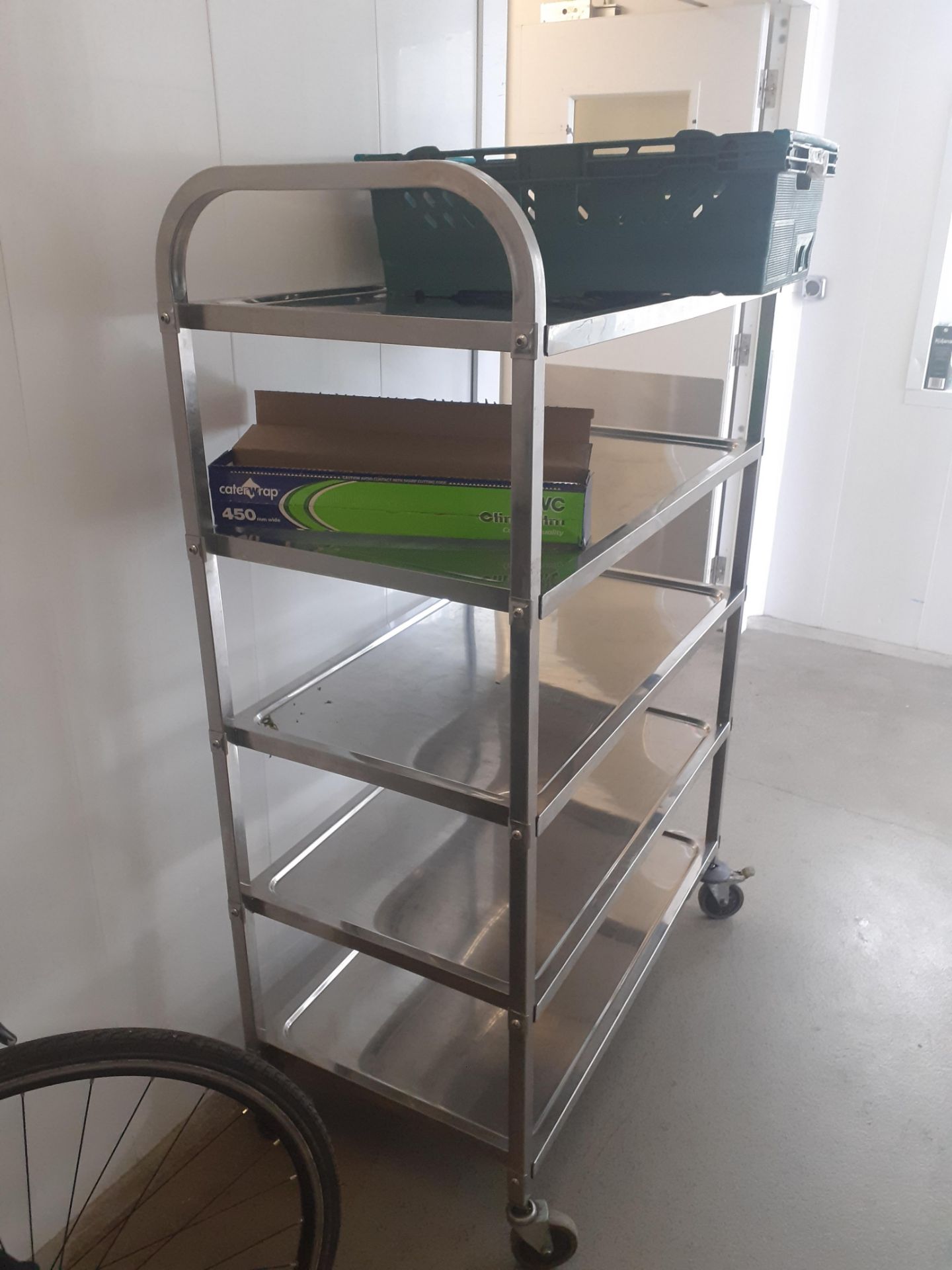 Stainless Steel 5-Tier Trolley 1400mm