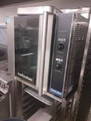 Moffat Blue Seal Turbofan E32D4 Electric Oven, serial number 1809539 on stand N.B. (lot sold subject