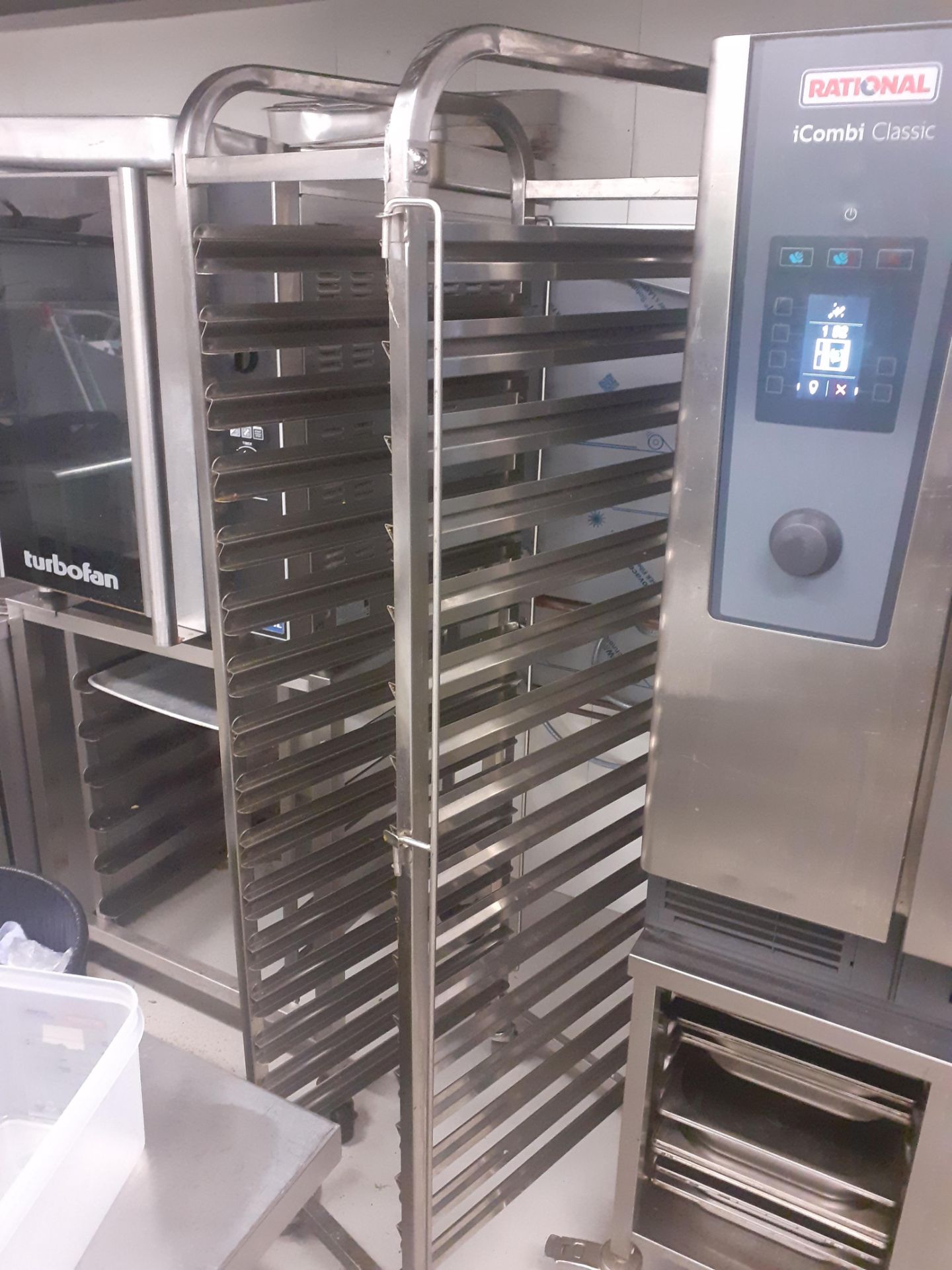 Stainless Steel 16-Bay Tray Trolley - Image 2 of 2