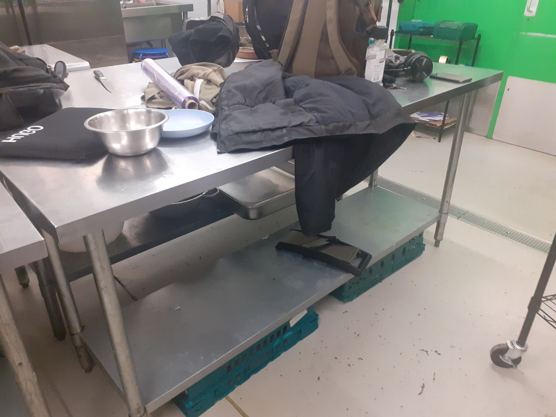 Stainless Steel Topped Food Preparation Table, 1800mm - Image 2 of 2