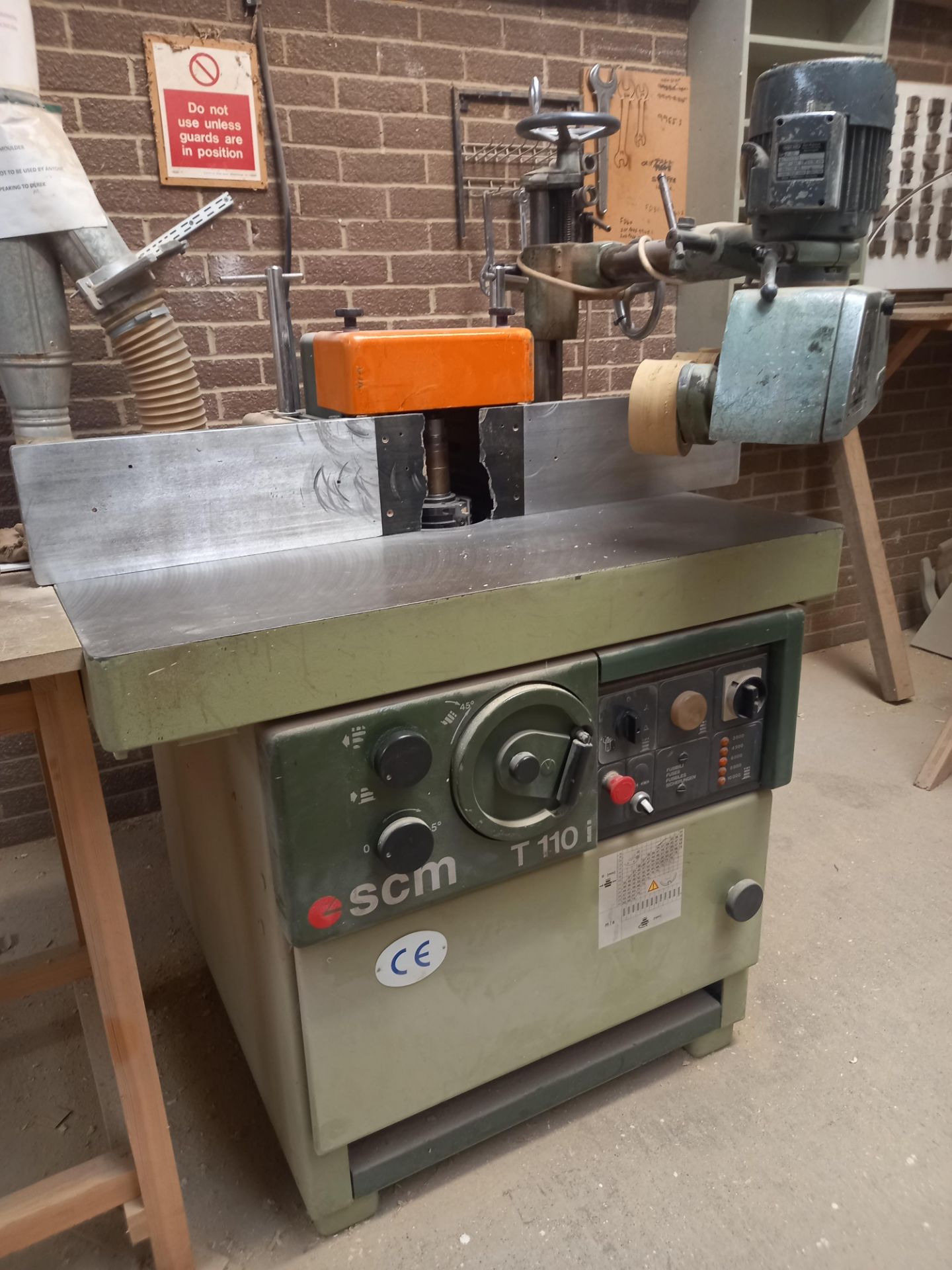 1996 SCM Type T110i Spindle Moulder with Holz-Her Power Feed - Image 2 of 4