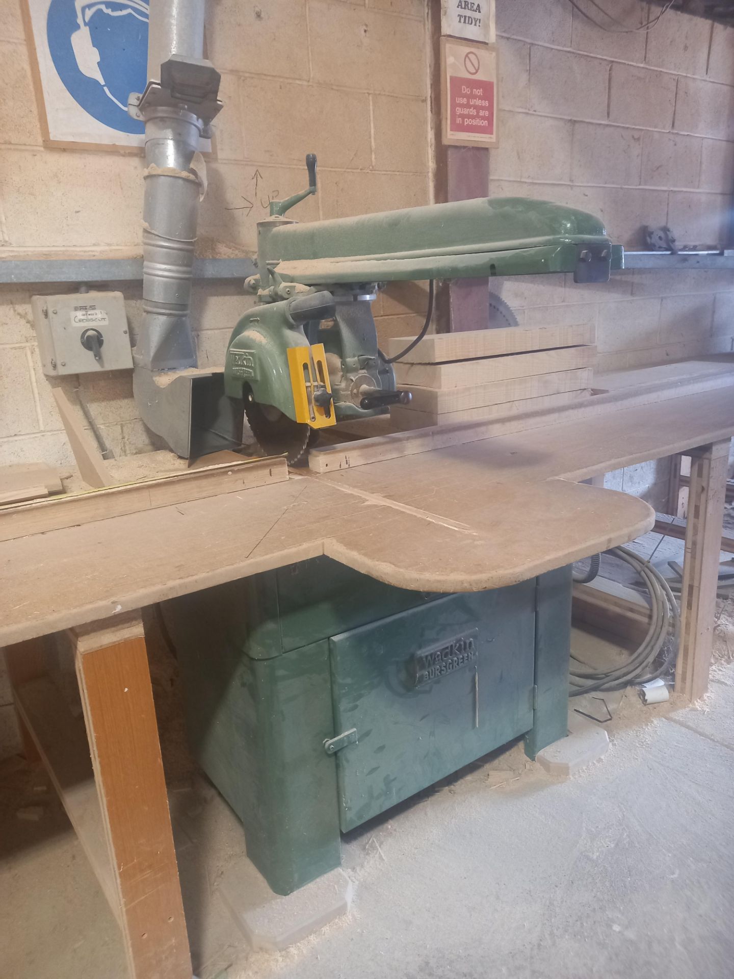 Wadkin Cross Cut Saw