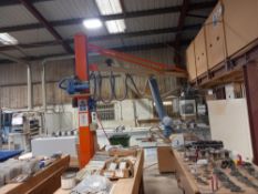 Swing jib fitted with Palamatic 135kg Vacuum lifter