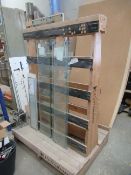 Double Sided Glass Rack and Contents