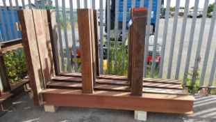 Wood Storage Rack (Contents not Included) (height 2300mm x W3650mm xD1360mm)