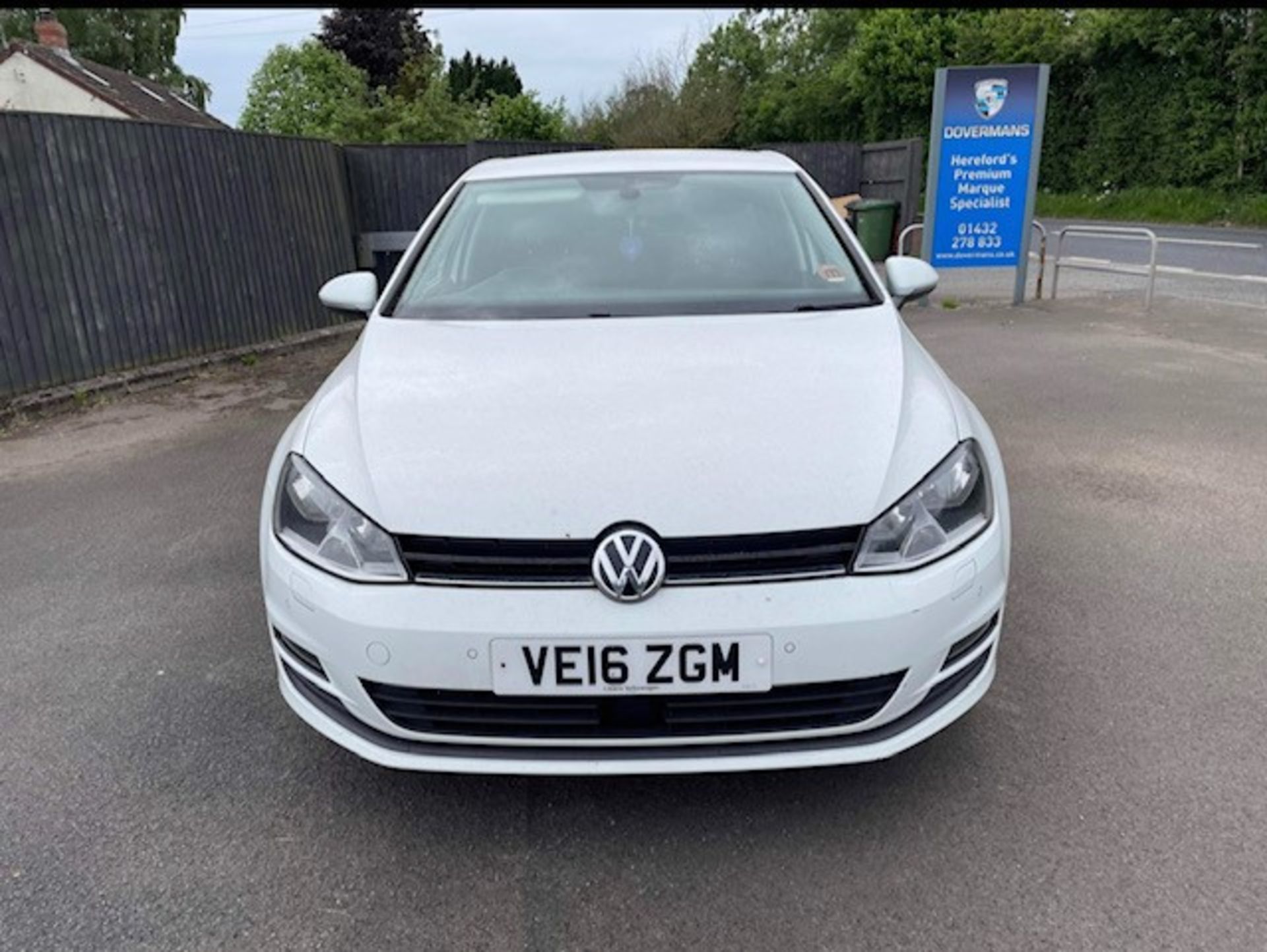 VW Golf 1.6 TDi 110 Match Edition five door hatchback, registration VE16 ZGM, first registered 21 - Image 2 of 16