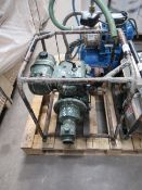 A petrol frame mounted water pump