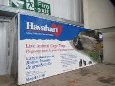 Havahart easy set live animal cage trap, model #1081