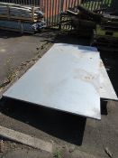 2x galvanised metal sheets (1450 x 2560mm)