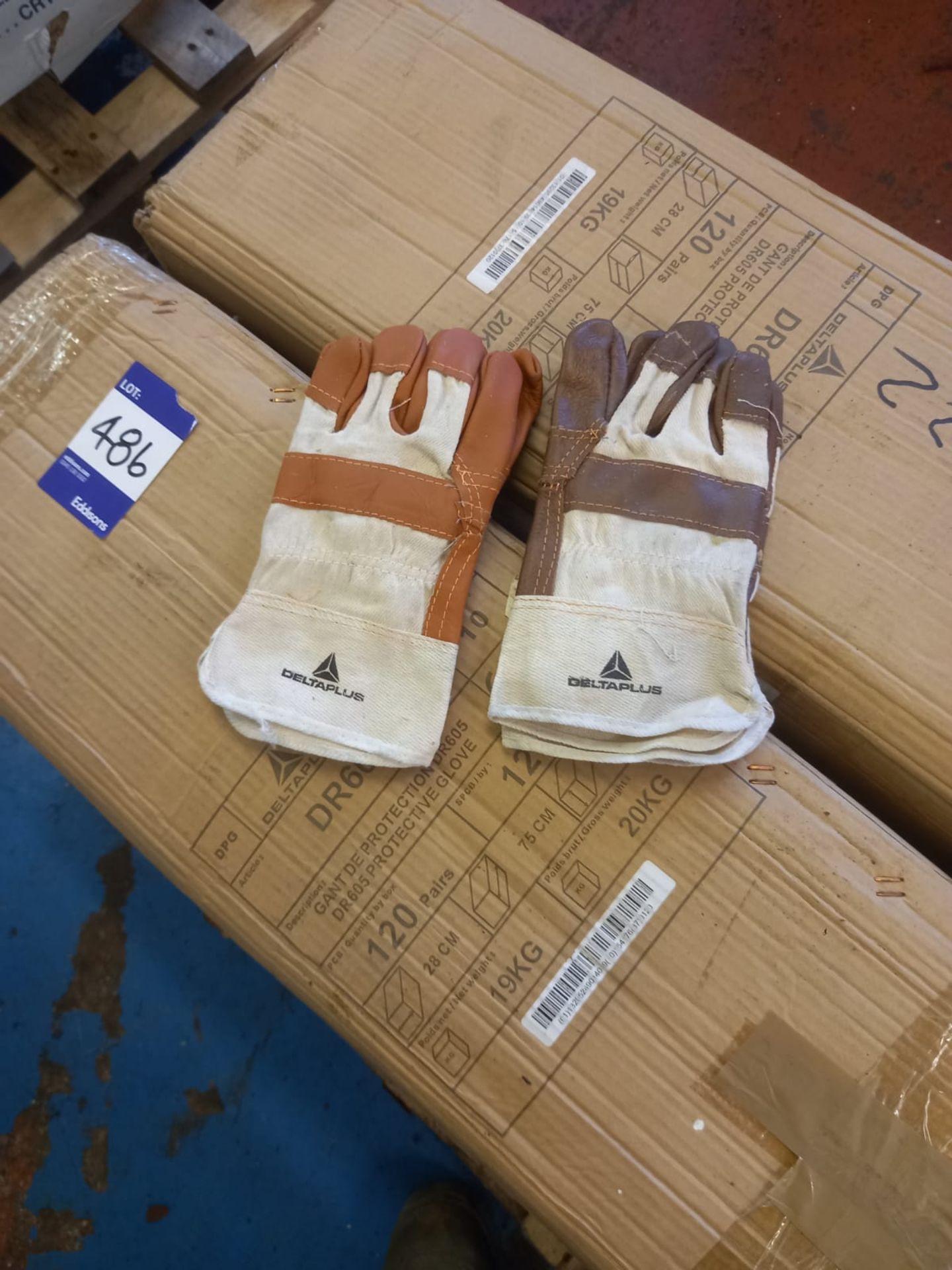 240 Pairs (2 Boxes) Deltaplus DR605 Protective Work Gloves