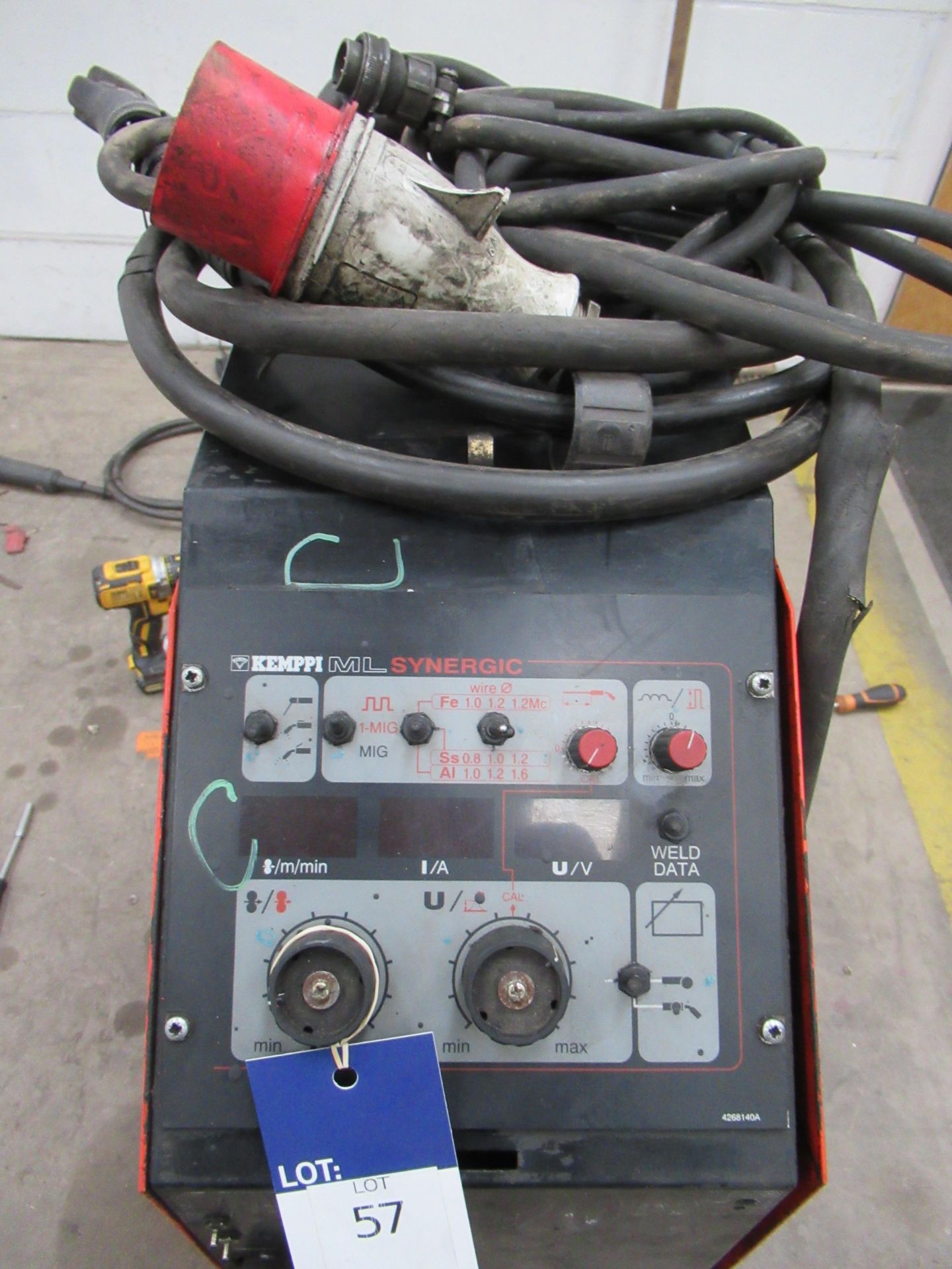 Kemppi ML synergic Promig 520R welder with Kemppi Pro 3000 power source with torch - Image 2 of 9