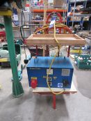 Transwave 240V-415V transformer with trolley