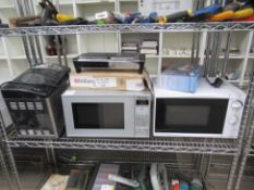 2 x Microwaves, 3 Food Warmers and Breadmaker