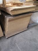 Qty of chipboard sheets (3960mm x 1200mm) 11mm thick.