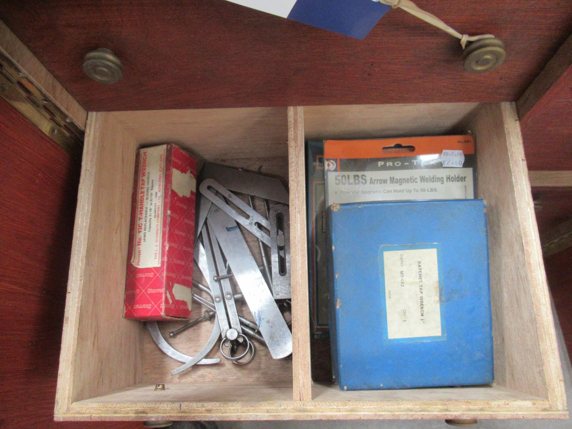 2x wooden storage cabinets and contents of drawers - Image 12 of 22