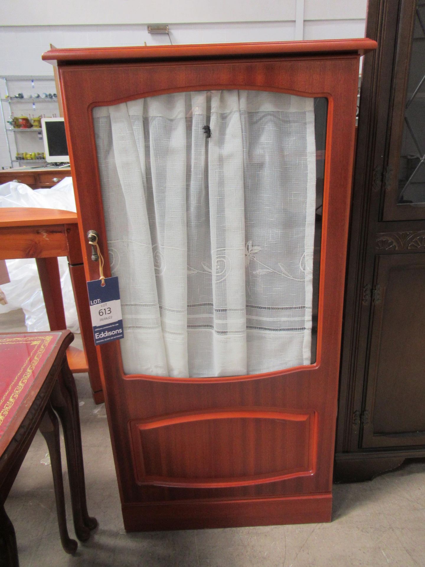 Single Glazed Door Cabinet with internal shelving