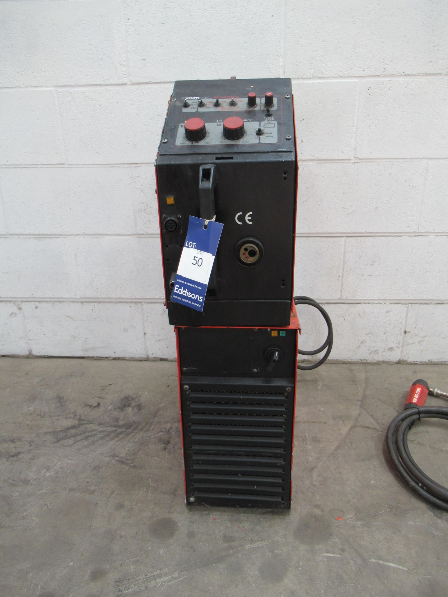 Kemppi ML synergic Promig 500 welder with Kemppi Pro 3000 power source with torch