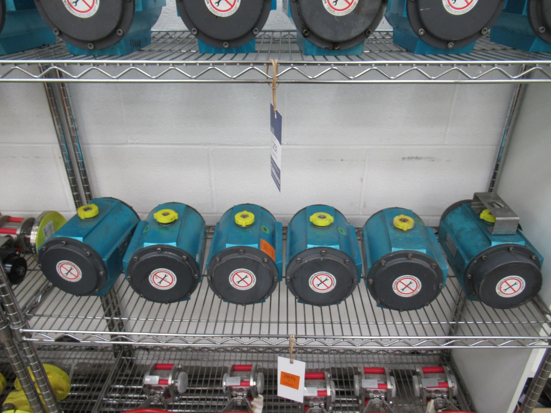 Shelf of Assorted Pesch Actuators - Image 2 of 2