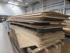 Qty of chipboard sheets (3960mm x 1220mm) 11mm thick.