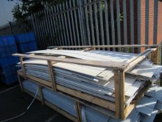 Qty of cladding boards in 'bone'- 2970mm long