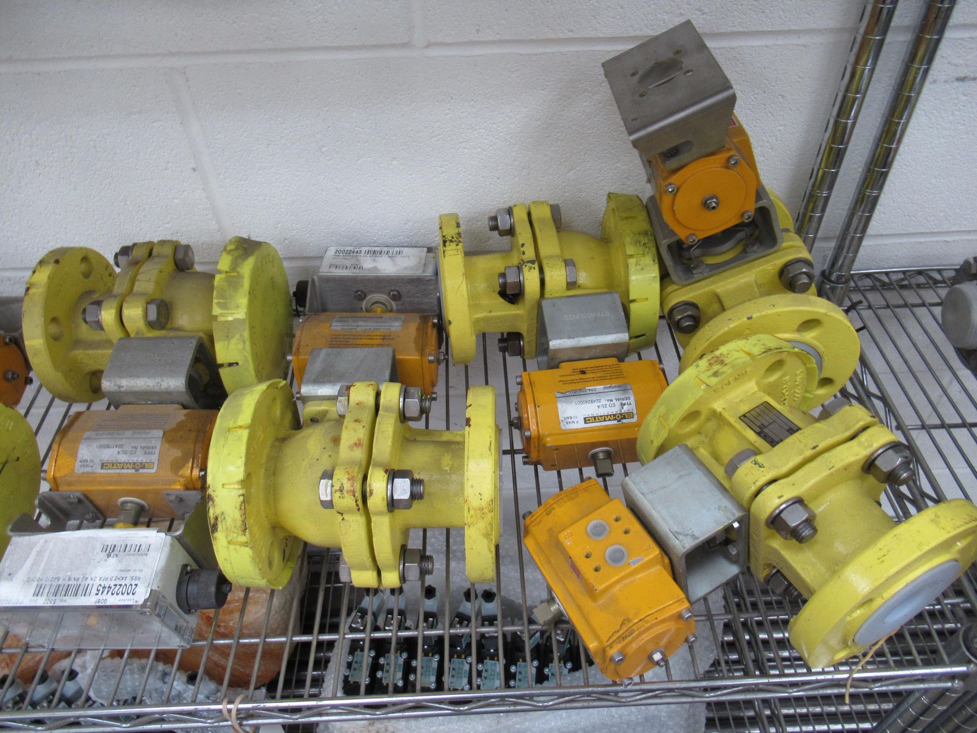 Shelf of El-O-Matic Actuators with Xomox Valves - Image 2 of 5