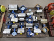 Pallet of Amri Actuators and Valves