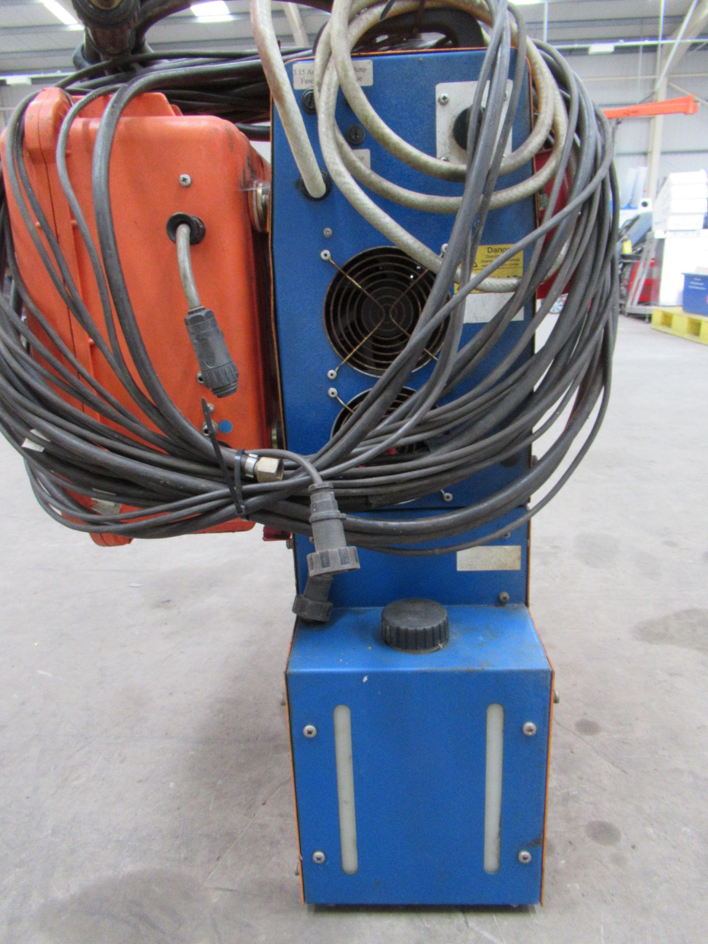 Newarc R4000 MiG welder with water cooler and Newarc WFU12RD wire feed with torch and leads - Image 3 of 8