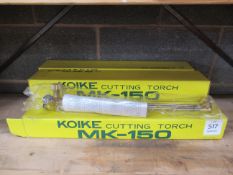 5 x Koike MK-150 Cutting Torches - Unused