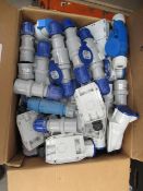 Box of single phase 32A plugs and sockets
