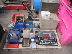 Pallet of tools/consumables for metalworking/engineering