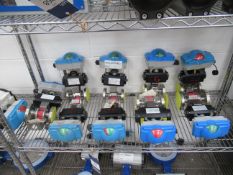 Shelf of TruTorq Acuators with Meca-Inox Valves and Regulators