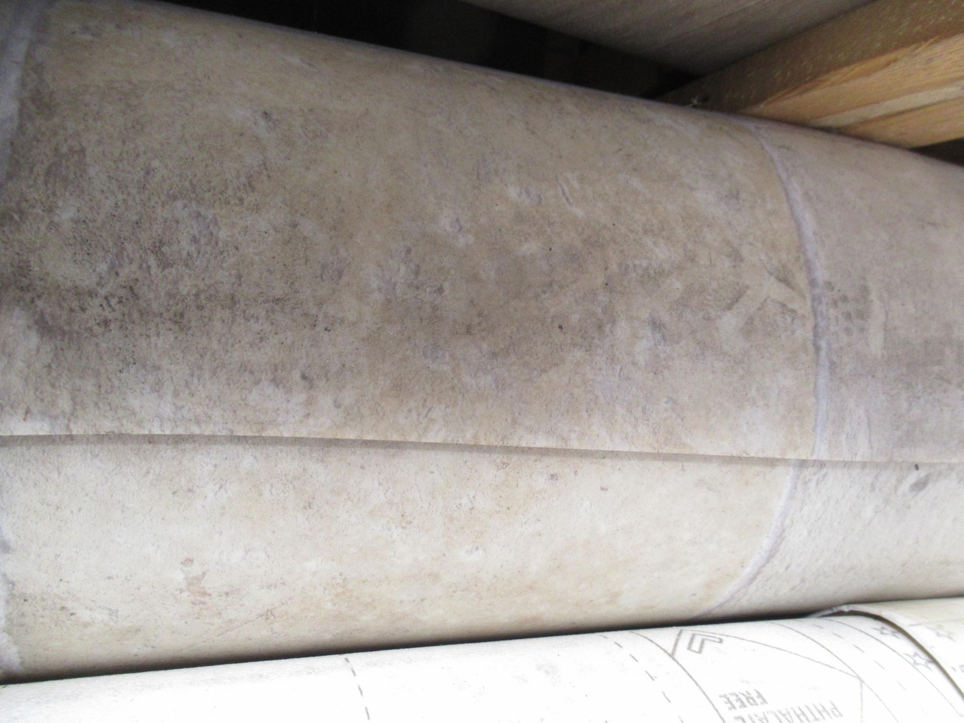 3x rolls of vinyl flooring (4m x 3.5m, 2x 4m x 15m). - Image 9 of 11