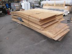 Qty of chipboard sheets (max size 4100mm x 1220mm) 11mm thick.