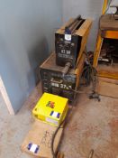 Multi Mig Type MIG375S mig welder, with Multi Mig KT50 wire feed and 3 rolls of various welding