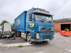 Volvo FH420 curtain sided truck, cab type FH12-16, S/N 5237478, Reg: GN03 EUT, Mileage: Unknown,