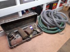 Quantity of plastic pipe ends, pipe bungs & various hose