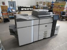 Sharpe MX 624ON Fast High Volume A3 Multifunction Printer.