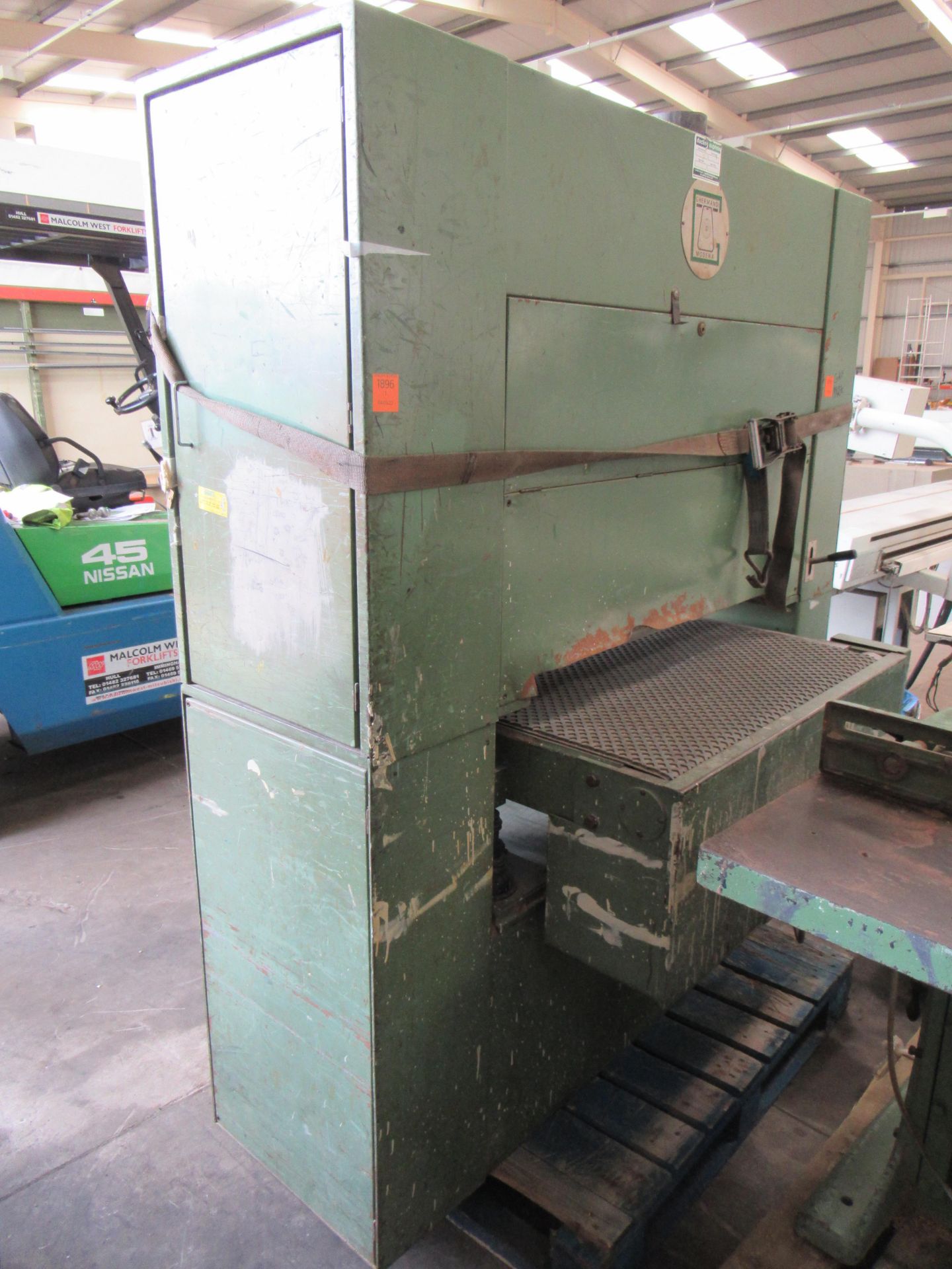 Ghermandi Modena CLG1NT950 Belt Sander, 415V. Please note there is a £20 plus VAT Lift Out Fee on th - Image 7 of 7