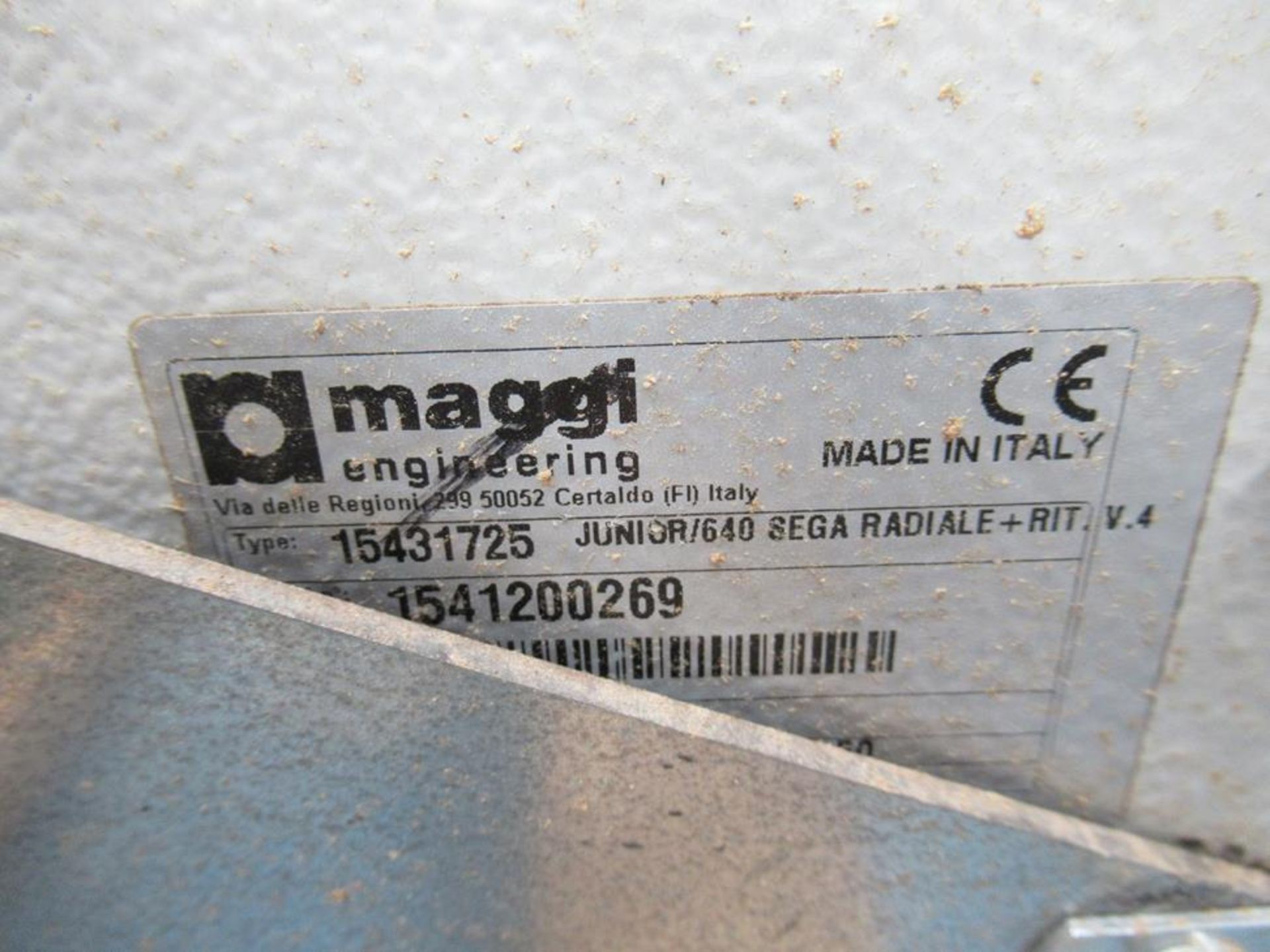 Maggi Steff 640 crosscut junior saw, 3ph - Image 3 of 5