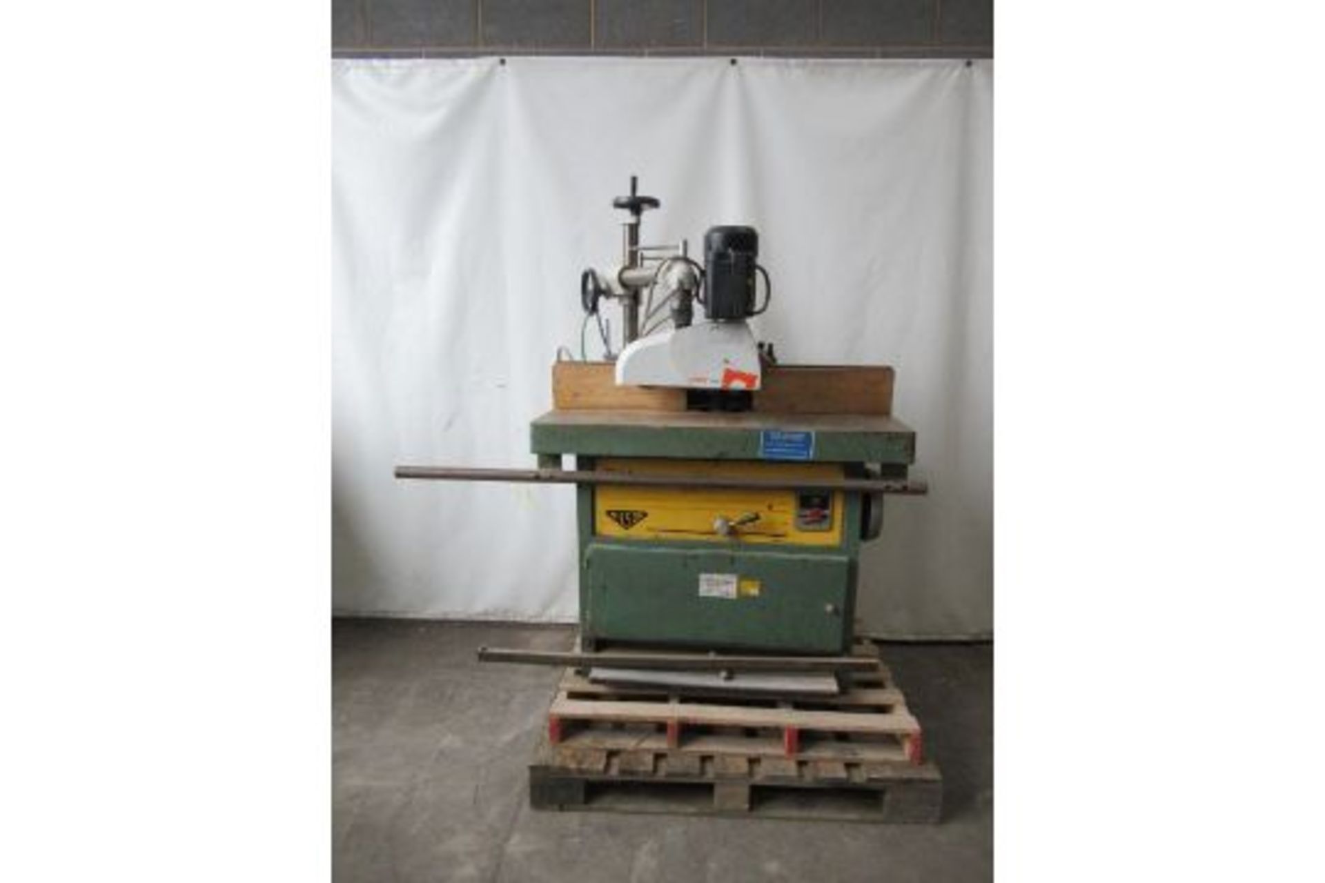 Wilson spindle moulder with various heads.