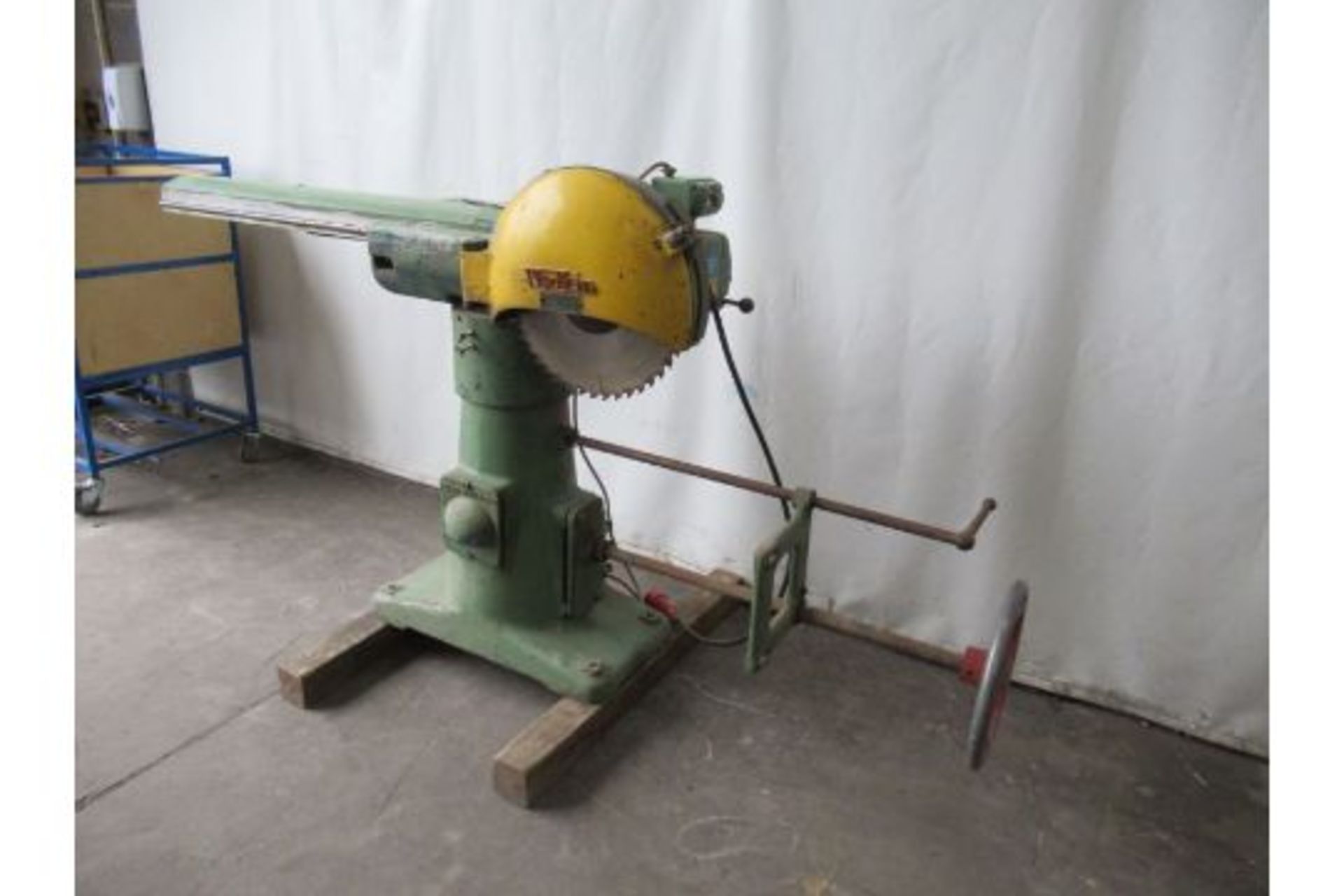 Wadkin WKT26/30 cross cut saw, s/n SW35669C, 240V-400/415V - Image 5 of 5