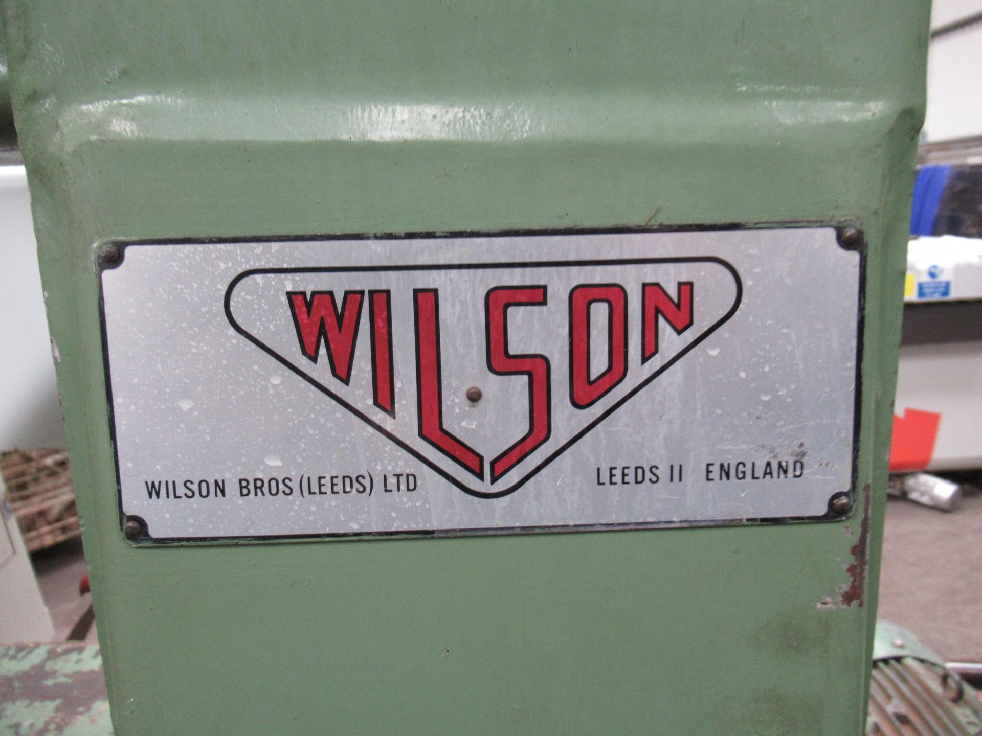 Wilson Bandsaw with Tilting Table. Please note there is a £15 plus VAT Lift Out Fee on this lot - Image 4 of 5