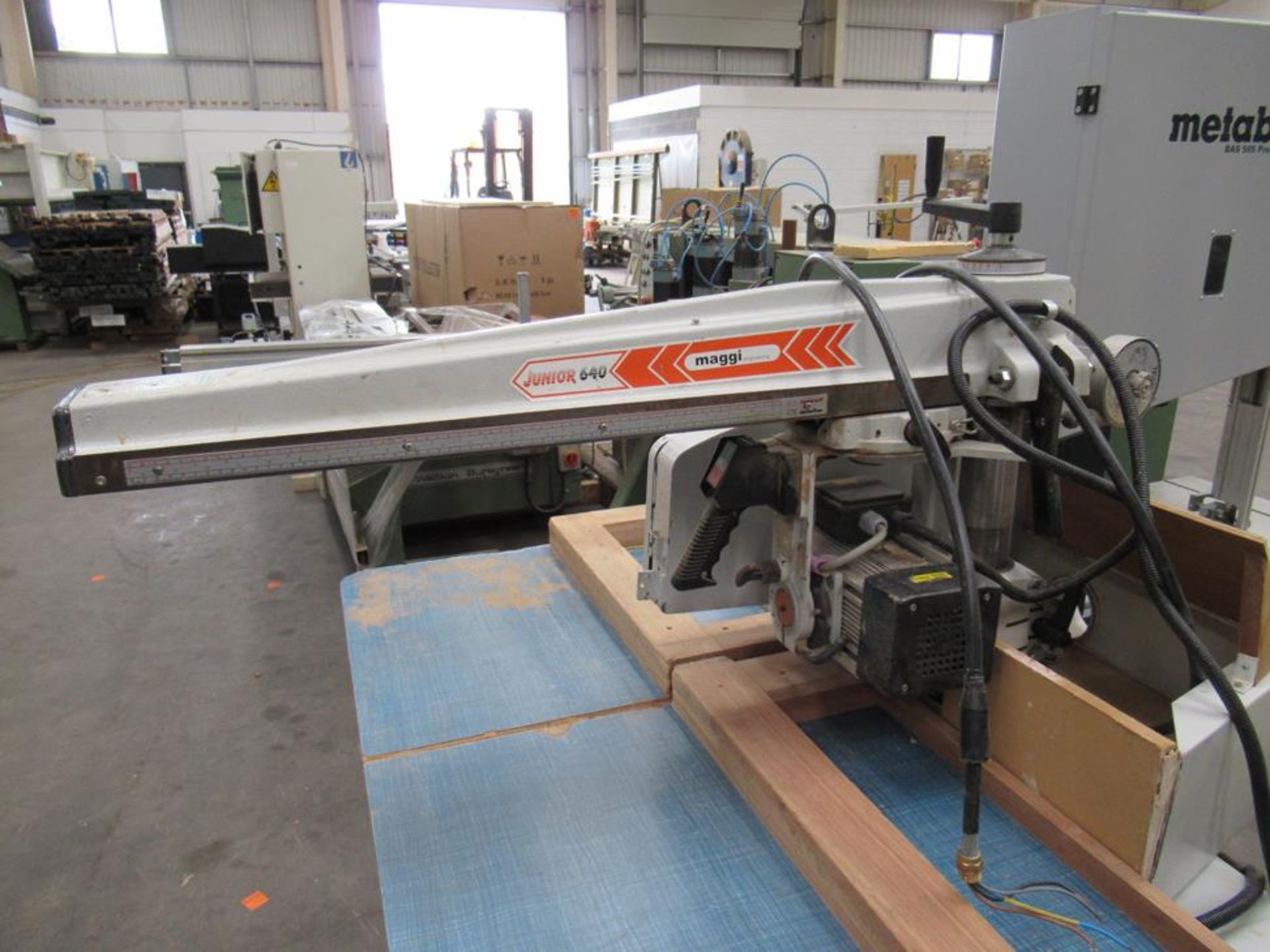 Maggi Steff 640 crosscut junior saw, 3ph - Image 4 of 5