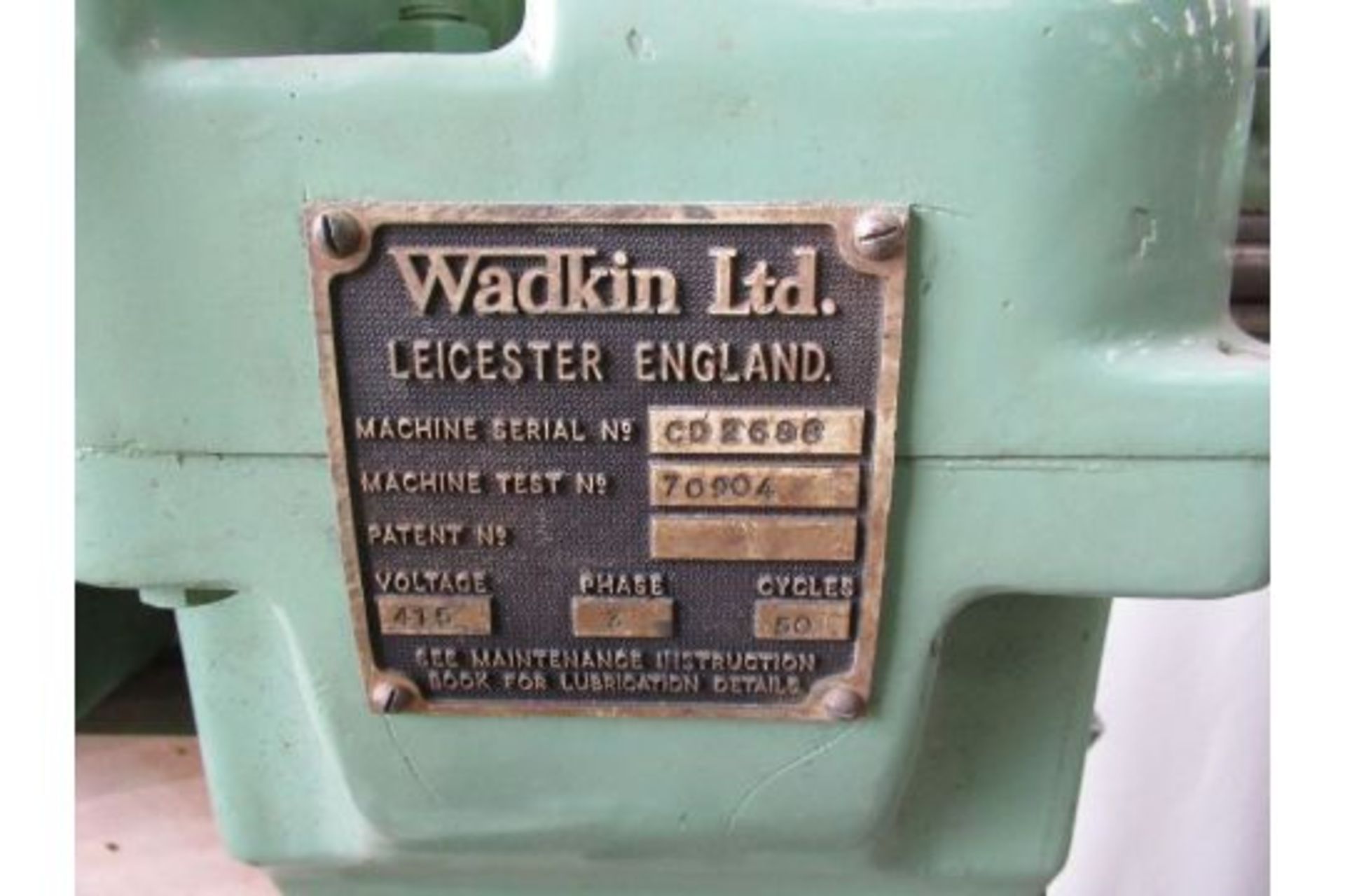 Wadkin cross cut saw, s/n CD2698, 415V, 3ph - Image 5 of 5