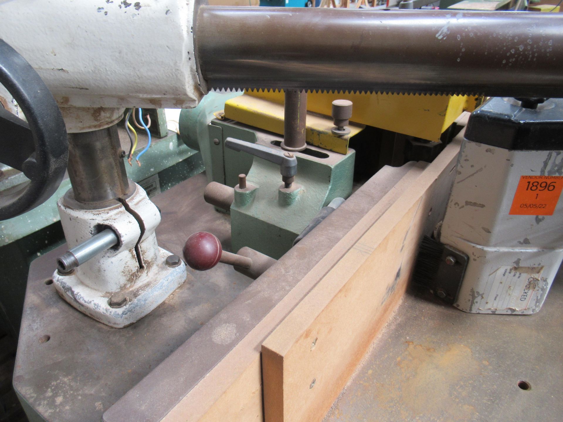 Wilson FX Spindle Moulder with unbranded powered roller feed. Please note there is a £15 plus VAT Li - Image 4 of 6