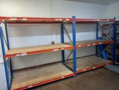 2 x Bays of Boltless Stores Racking.