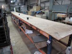 5 Section Boltless Bench - Located on the first floor. The only removal access for large items is