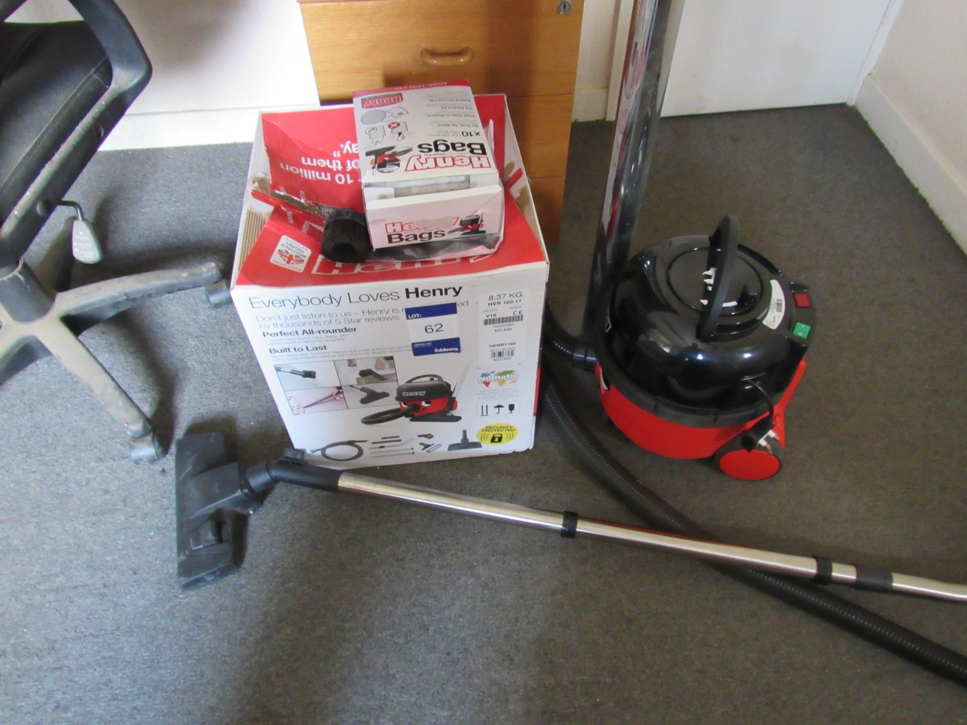 Henry HVR 160-11 Vacuum Cleaner - Located on the first floor. The only removal access for large